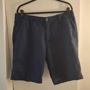 Under Armour Men's Navy Flat Front Shorts